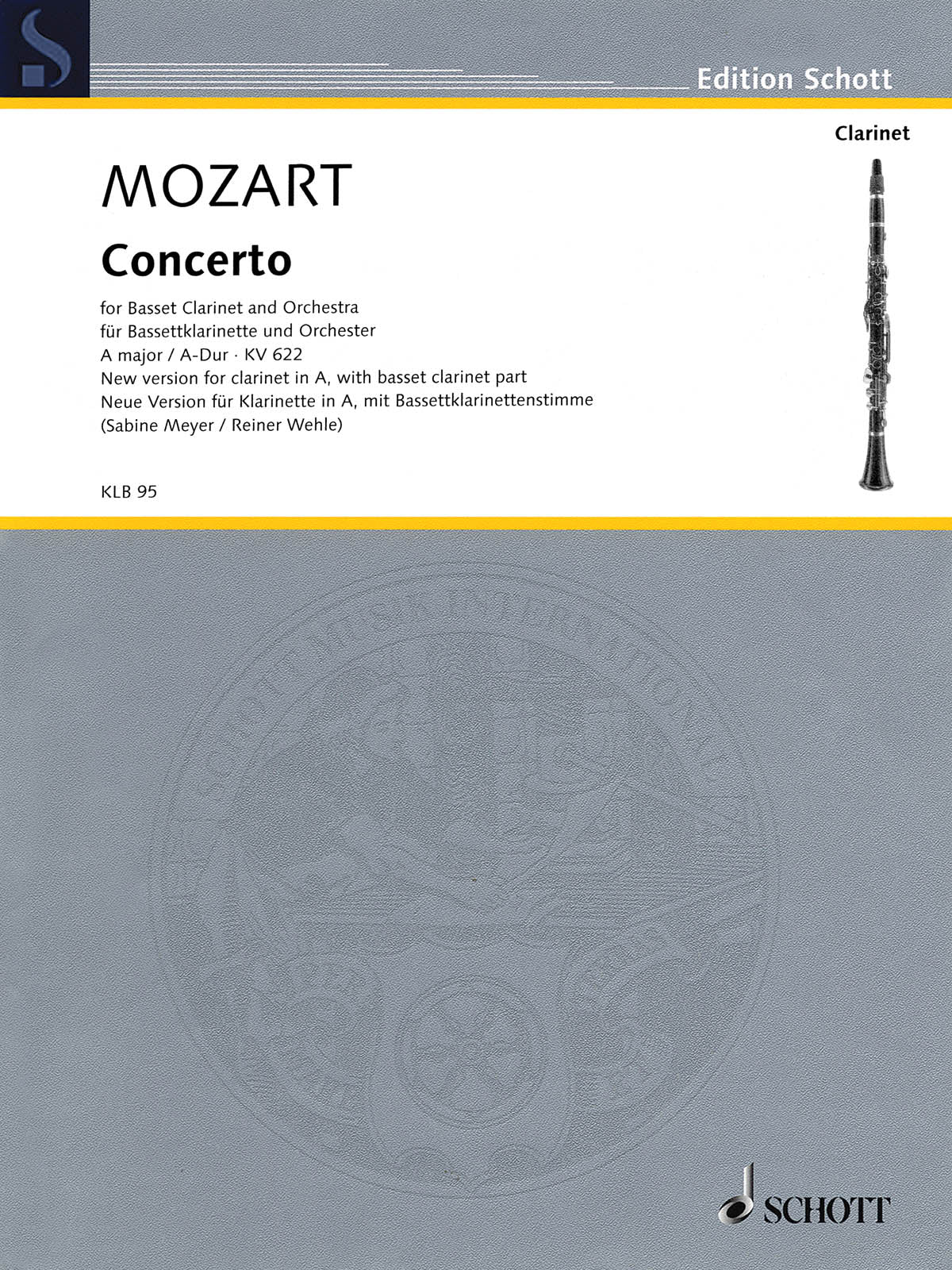 Product Cover for Concerto in A Major KV622 – New Version