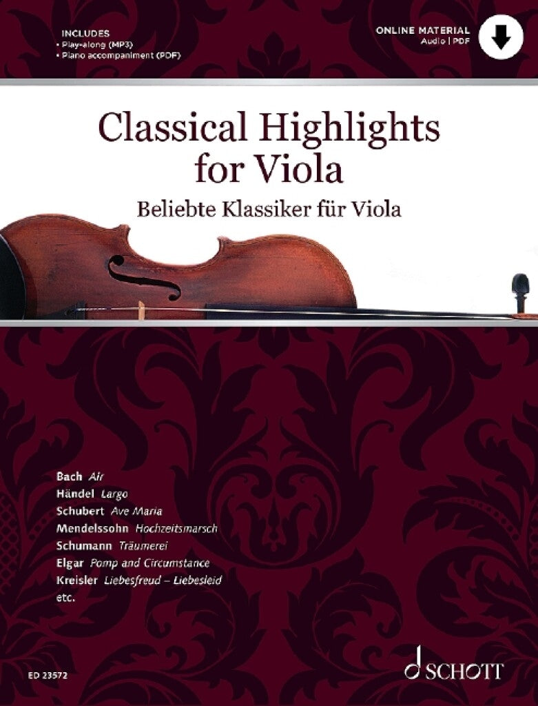 Product Cover for Classical Highlights for Viola