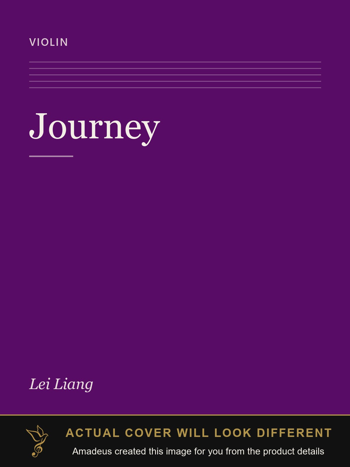 Journey - Amadeus created this image from the product details; the actual cover will look different
