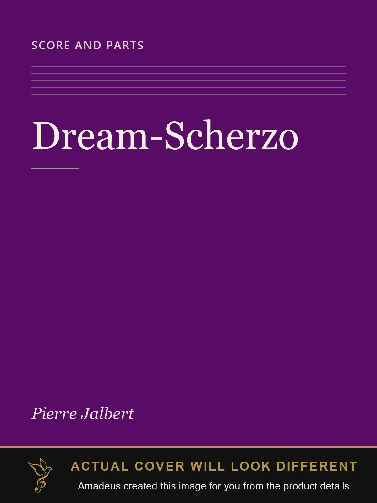 Dream-Scherzo - Amadeus created this image from the product details; the actual cover will look different