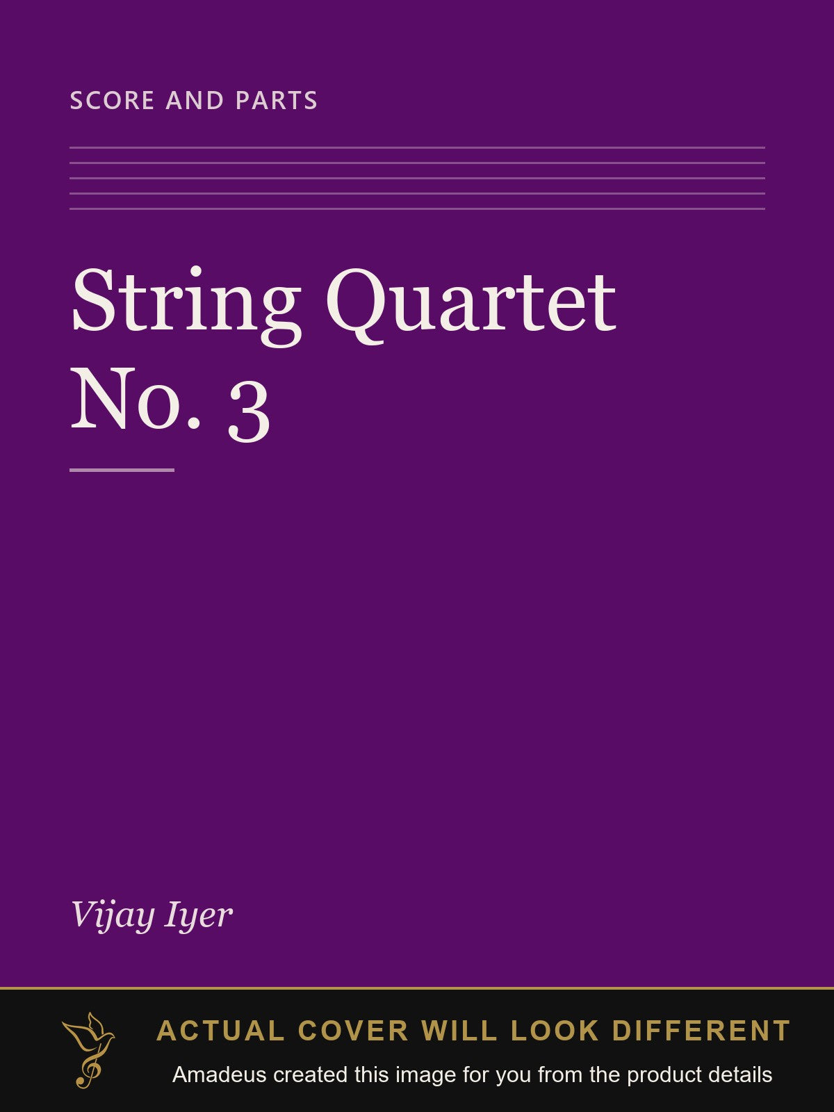 String Quartet No. 3 - Amadeus created this image from the product details; the actual cover will look different