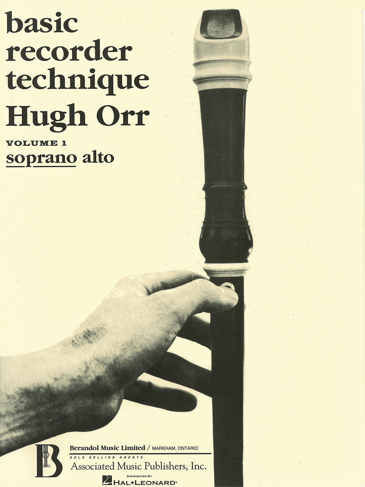 Product Cover for Basic Recorder Technique – Volume 1