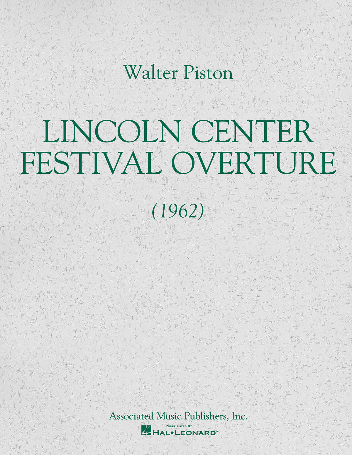 Product Cover for Lincoln Center Festival Overture (1962)