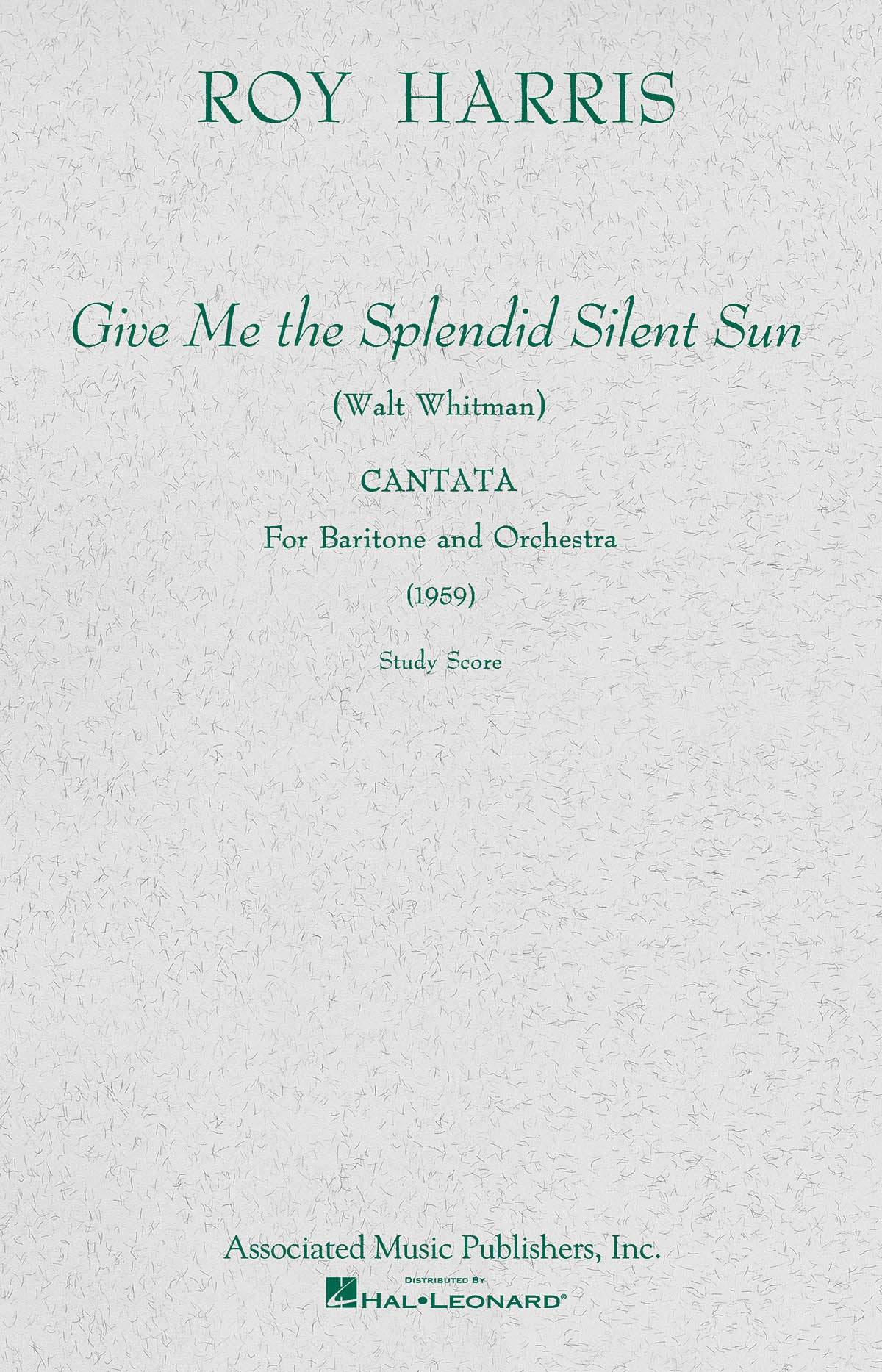 Product Cover for Give Me the Splendid Silent Sun (1959)
