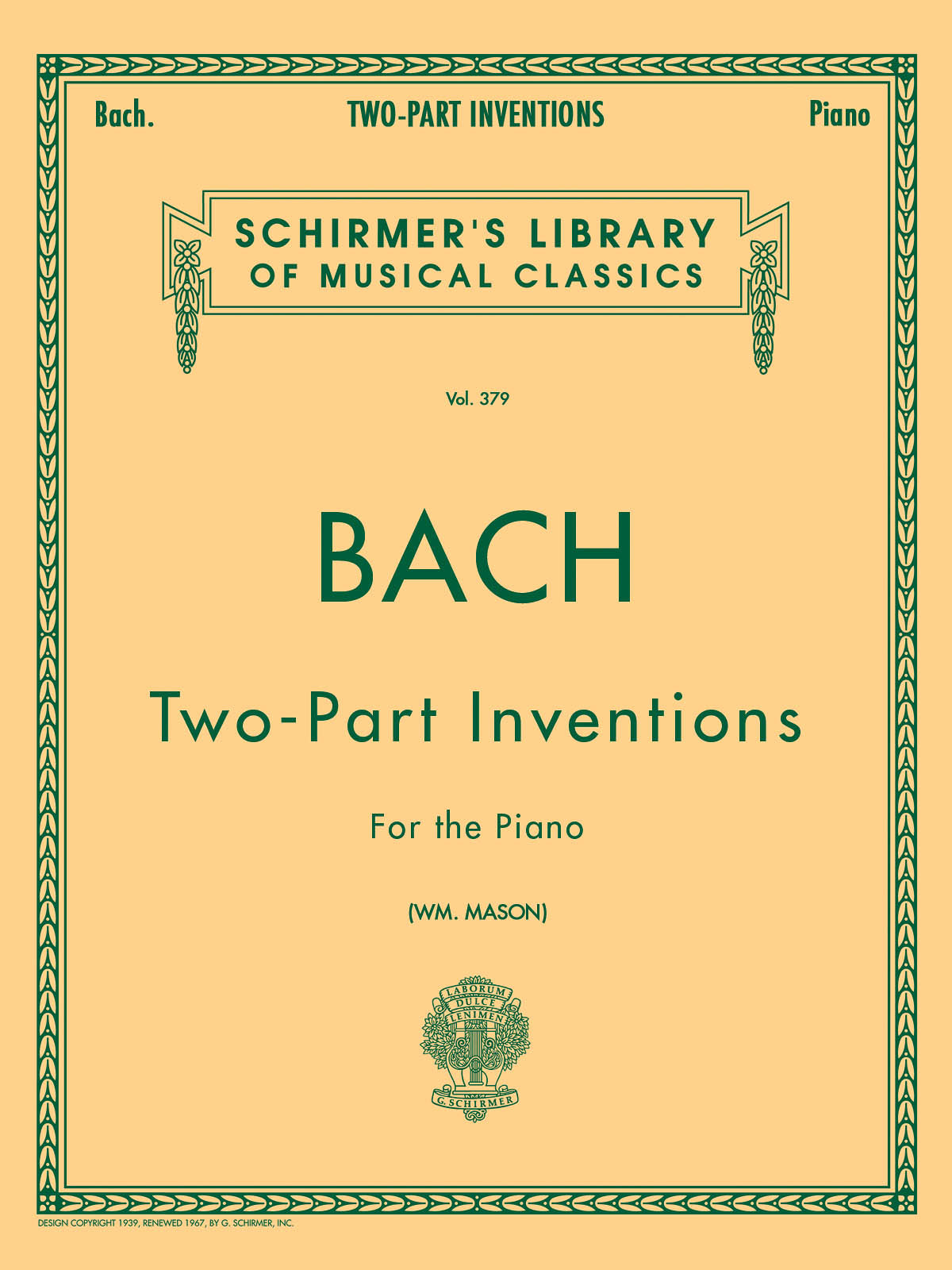 Product Cover for 15 Two-Part Inventions