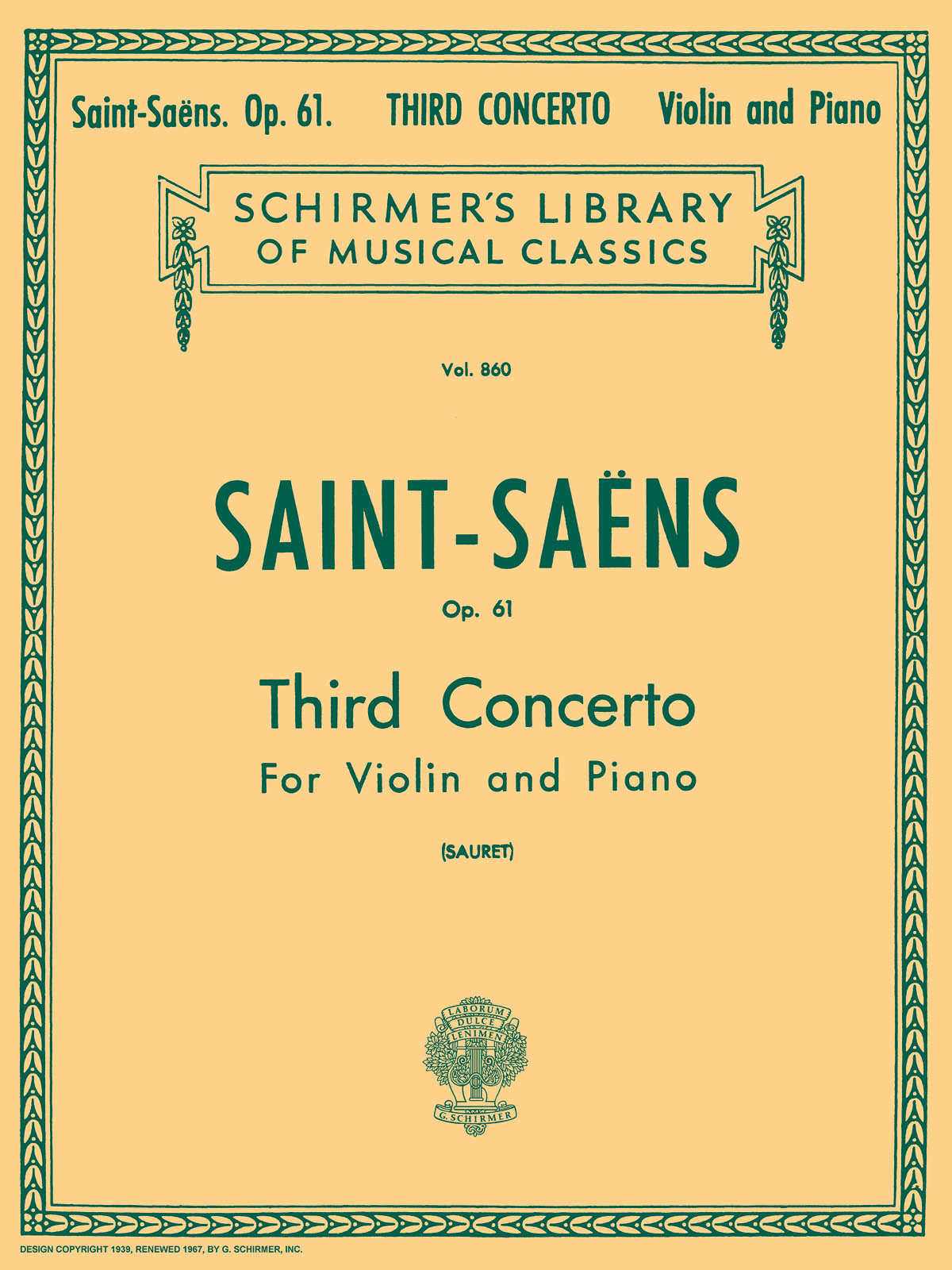 Product Cover for Third Concerto in B Minor, Op. 61