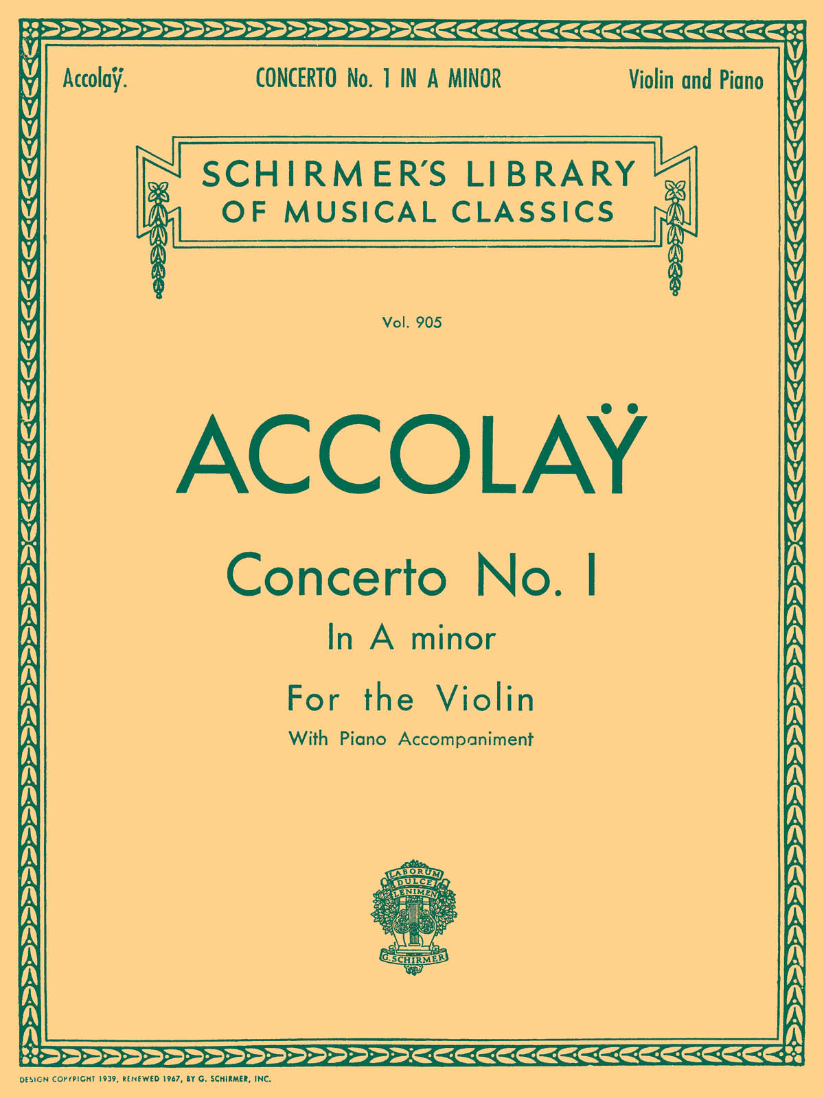 Product Cover for Concerto No. 1 in A Minor