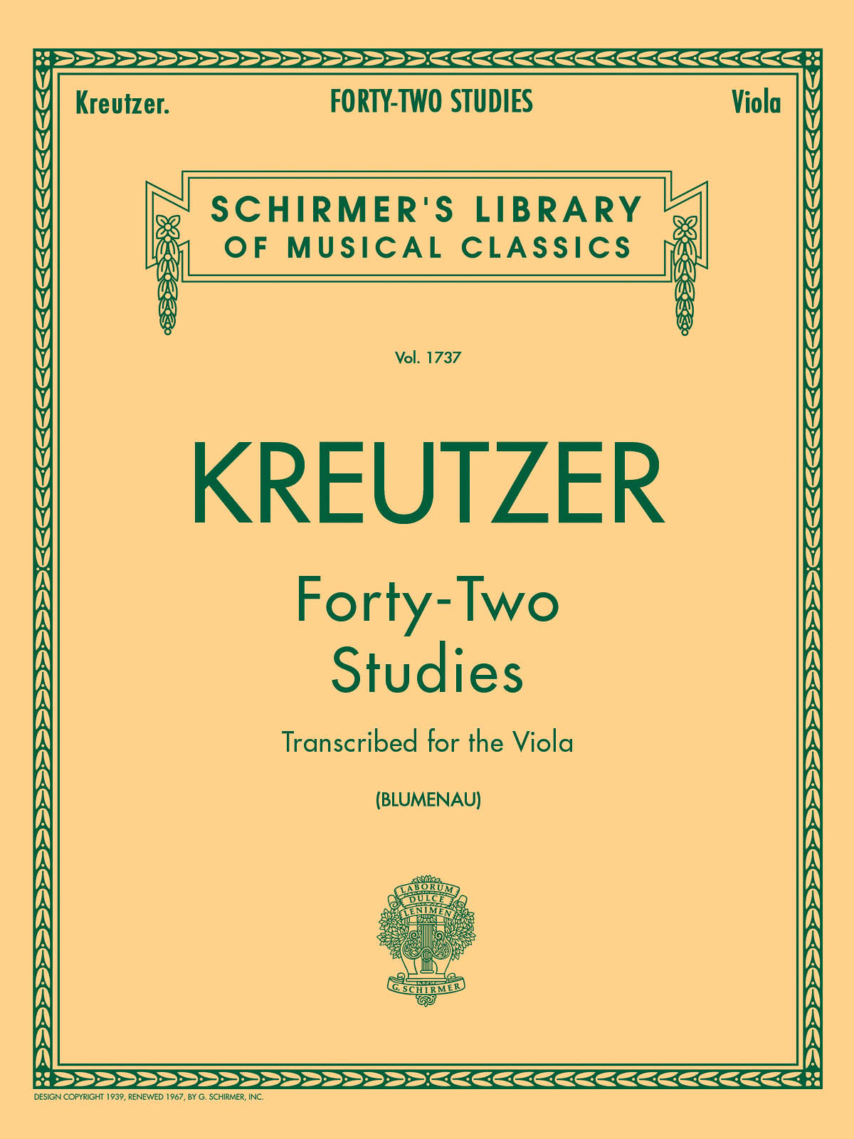 Product Cover for 42 Studies Transcribed for the Viola