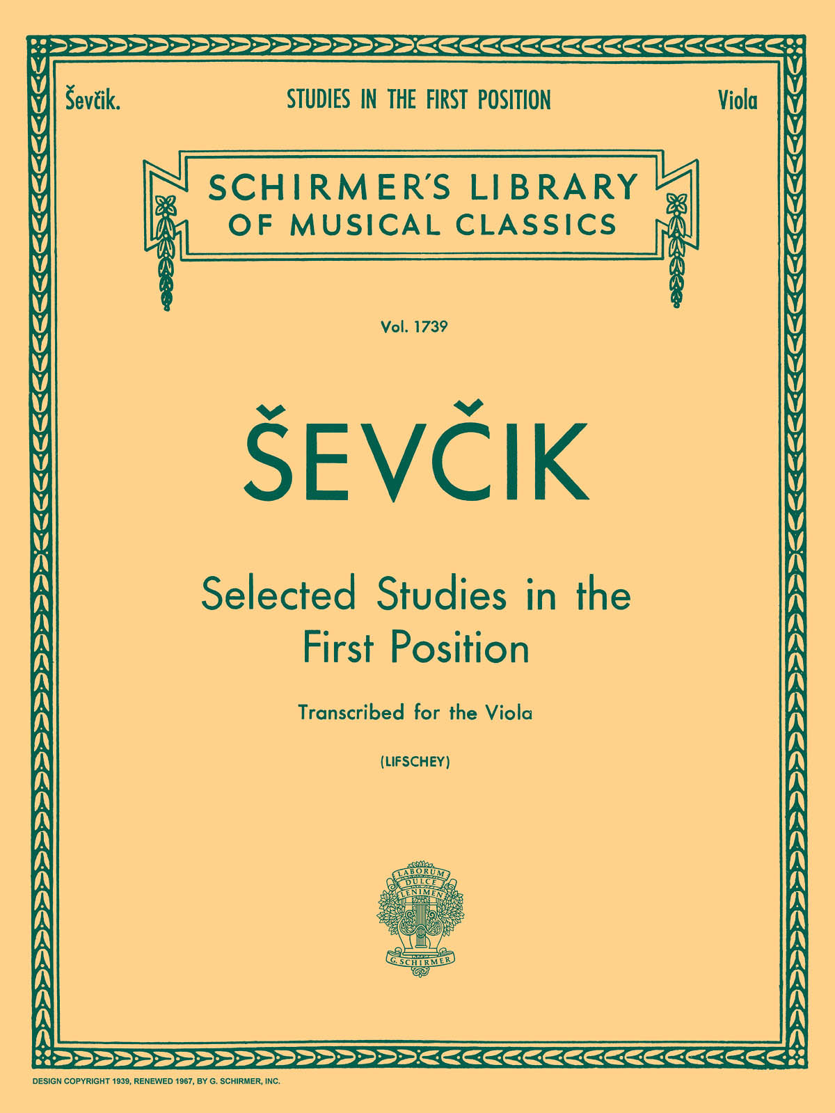 Product Cover for Selected Studies in the First Position