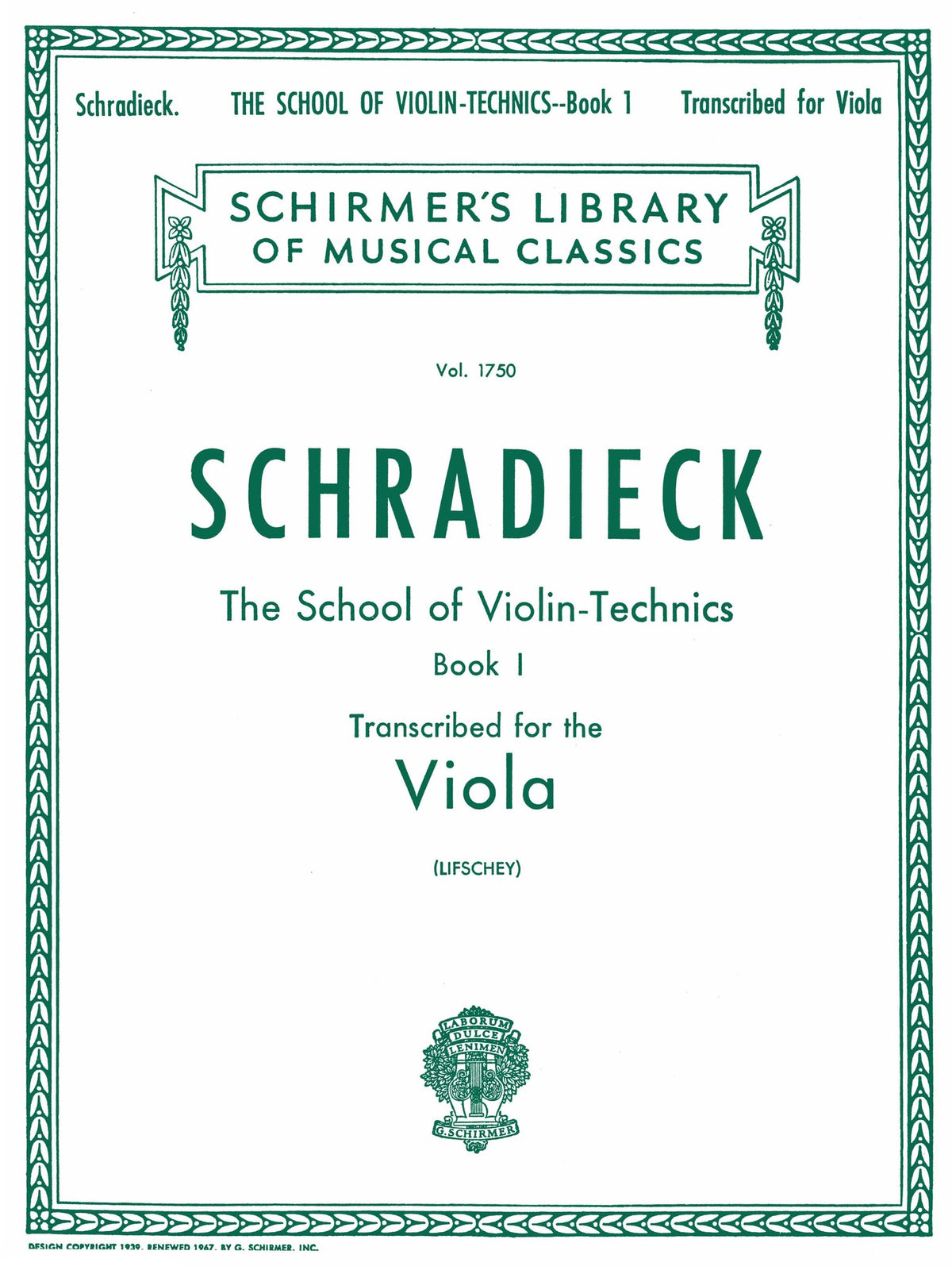 Product Cover for School of Violin Technics, Op. 1 – Book 1