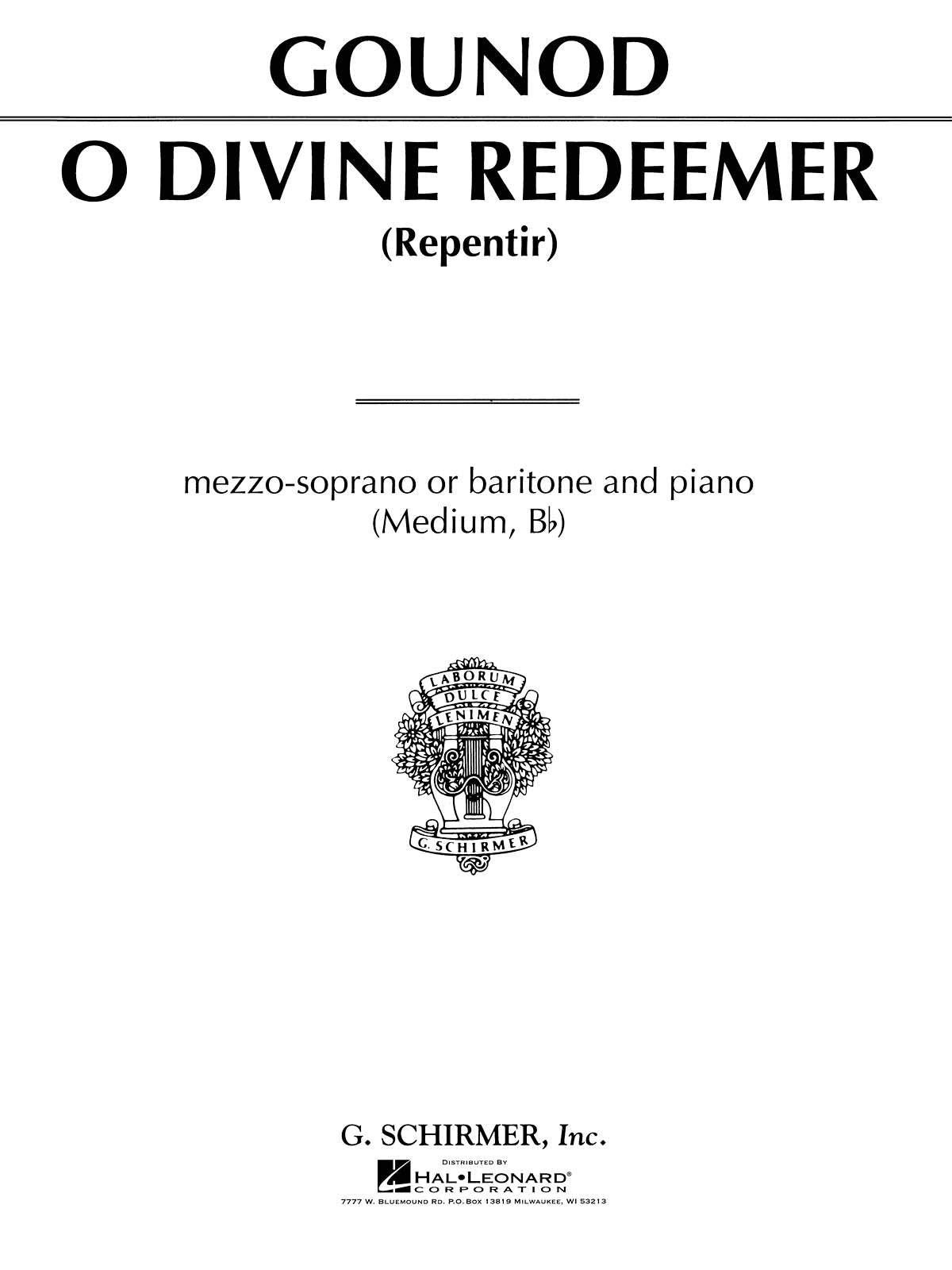 Product Cover for O Divine Redeemer
