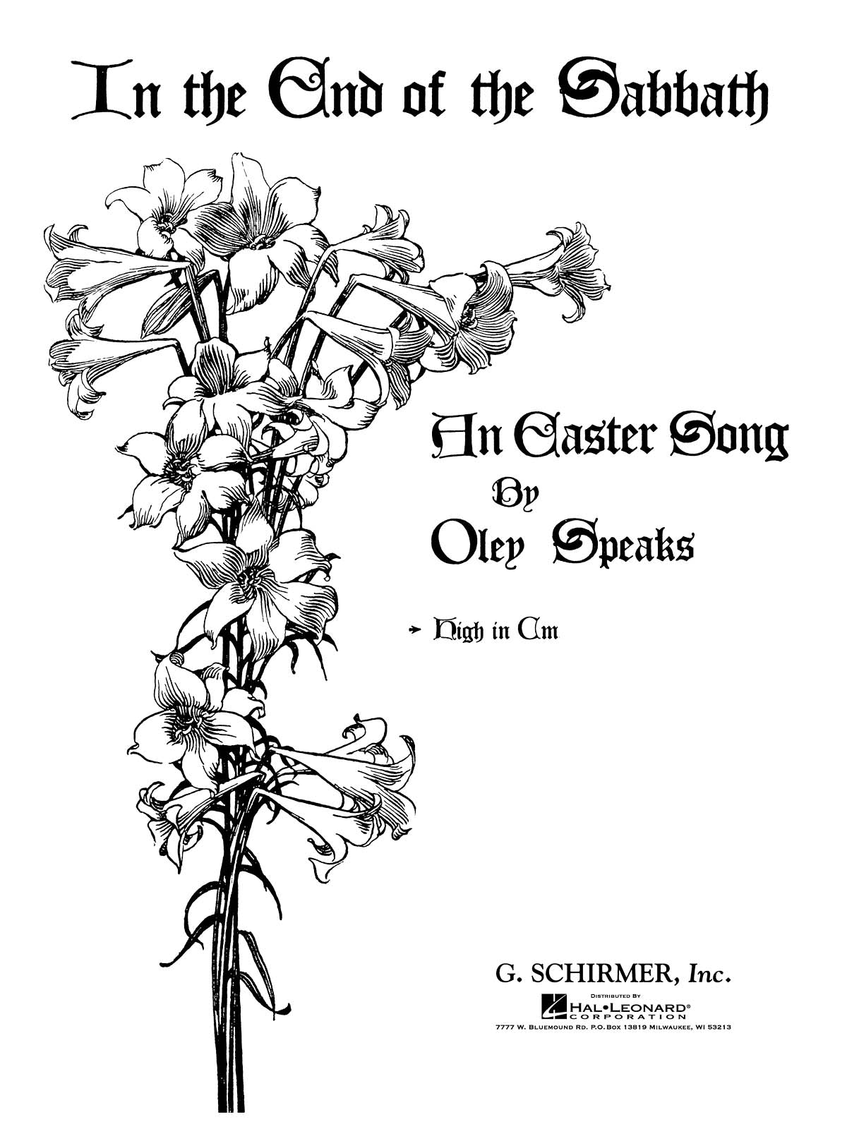 Product Cover for In the End of the Sabbath