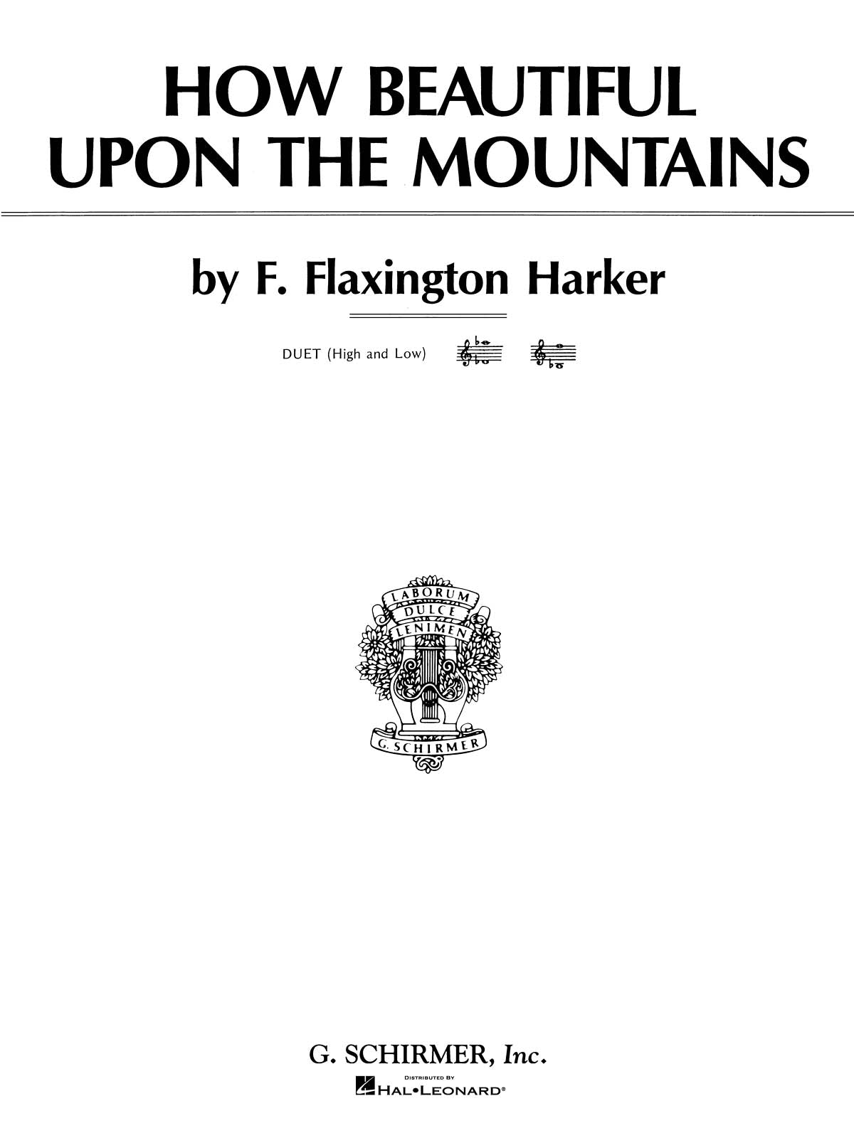 Product Cover for How Beautiful Upon the Mountains