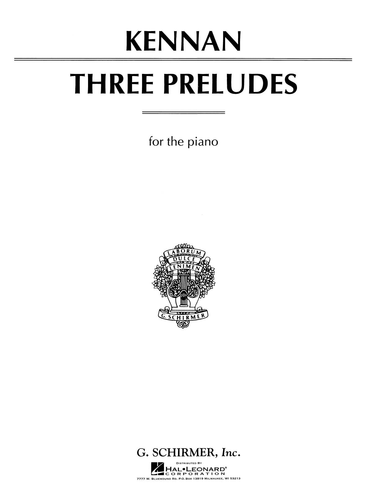 Product Cover for 3 Preludes