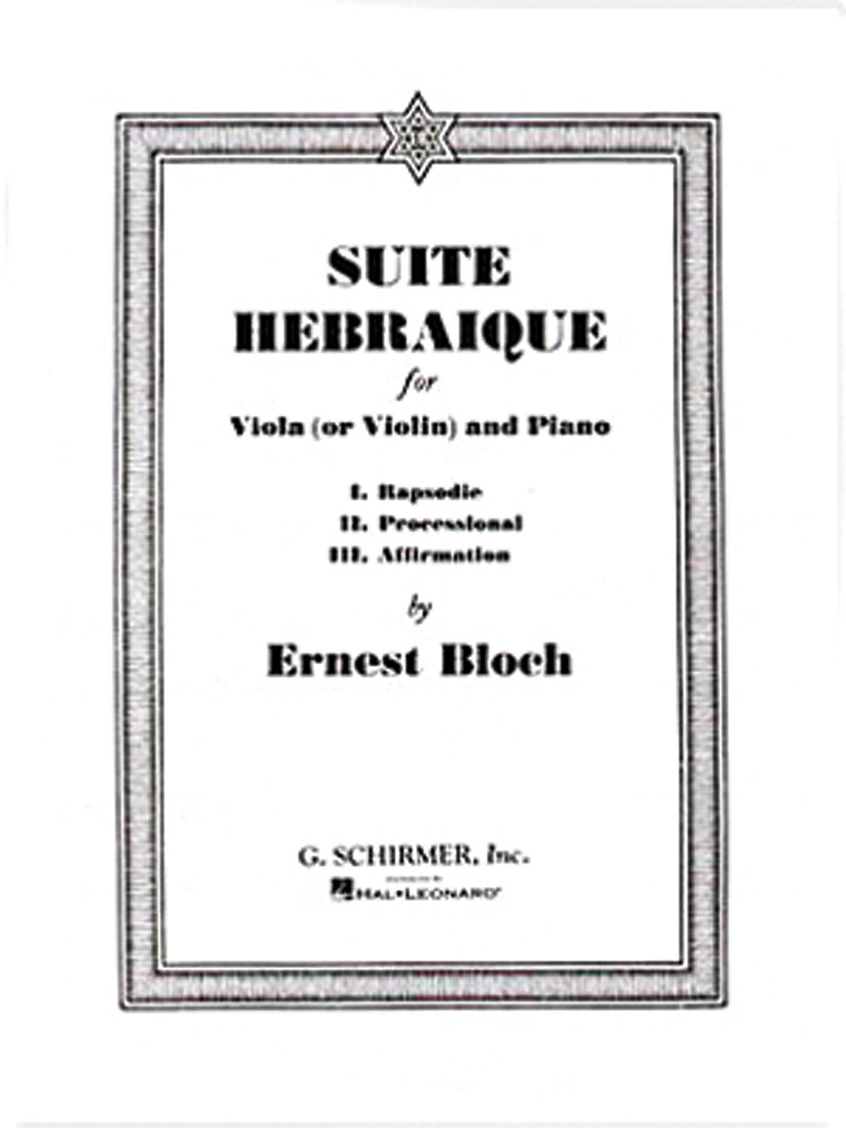 Product Cover for Suite Hebraique