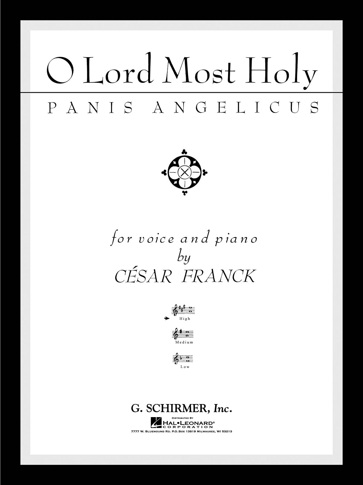 Product Cover for Panis Angelicus (O Lord Most Holy)