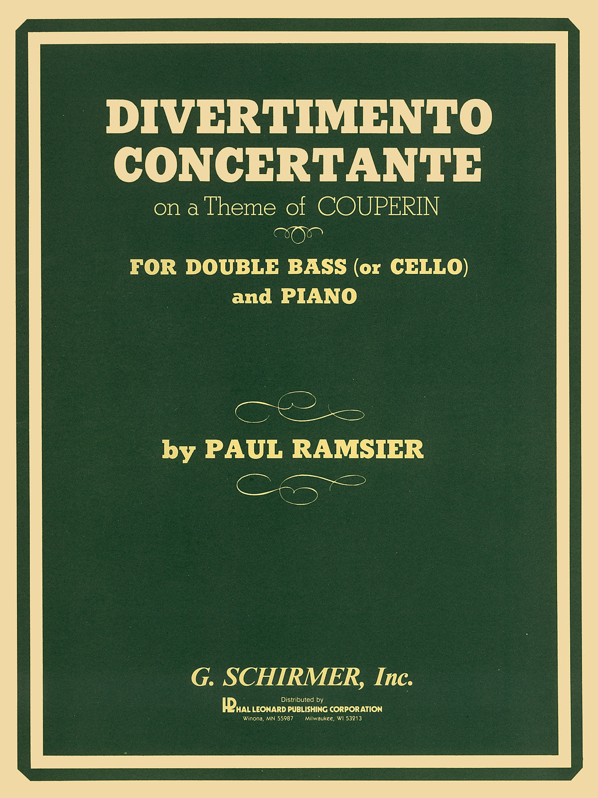 Product Cover for Divertimento Concertante on a Theme of Couperin