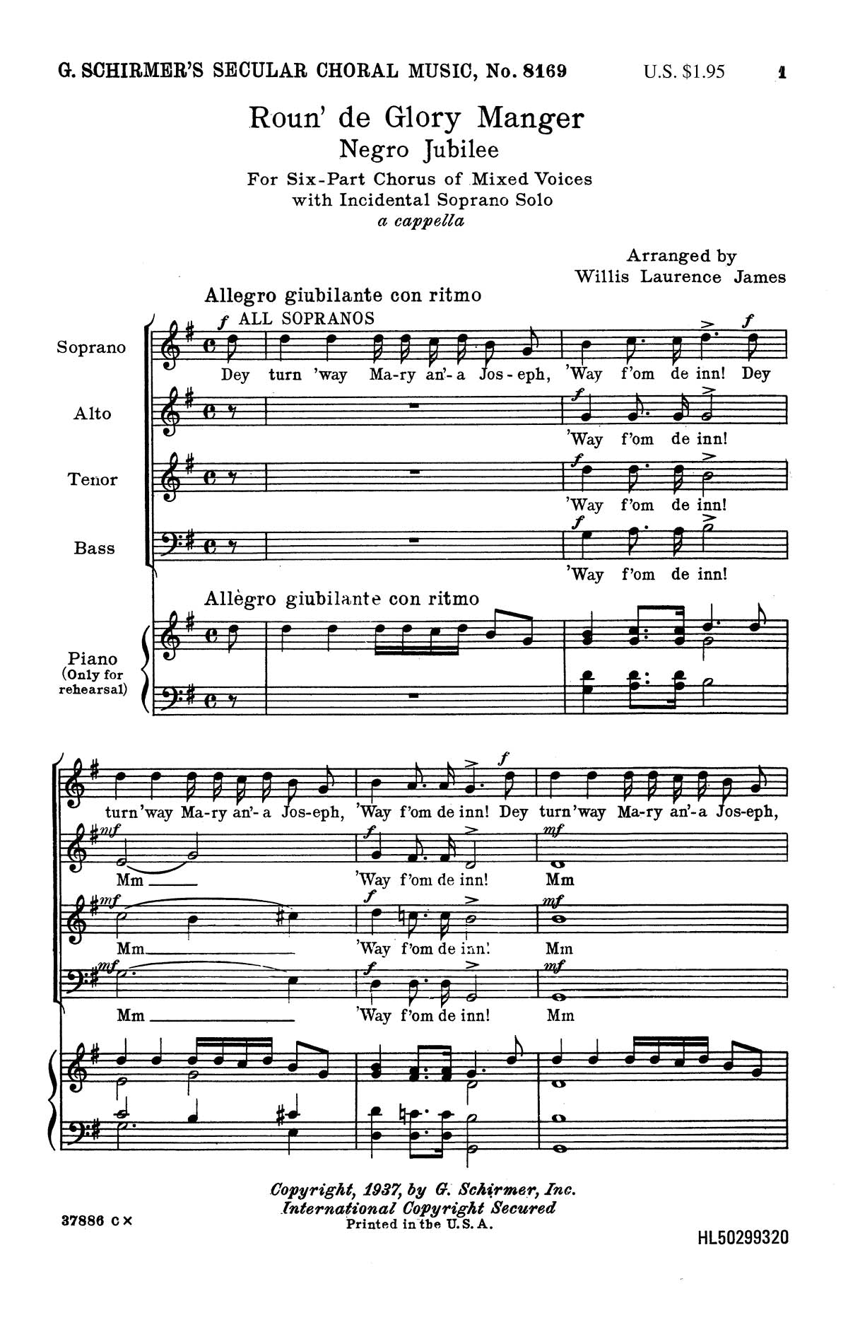 Product Cover for Roun' De Glory Manger A Cappella