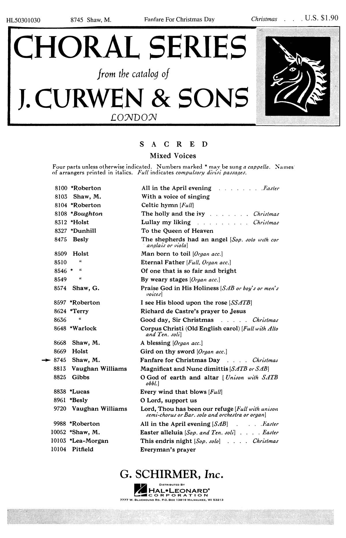 Product Cover for Fanfare for Christmas Day (Gloria in Excelsis Deo)