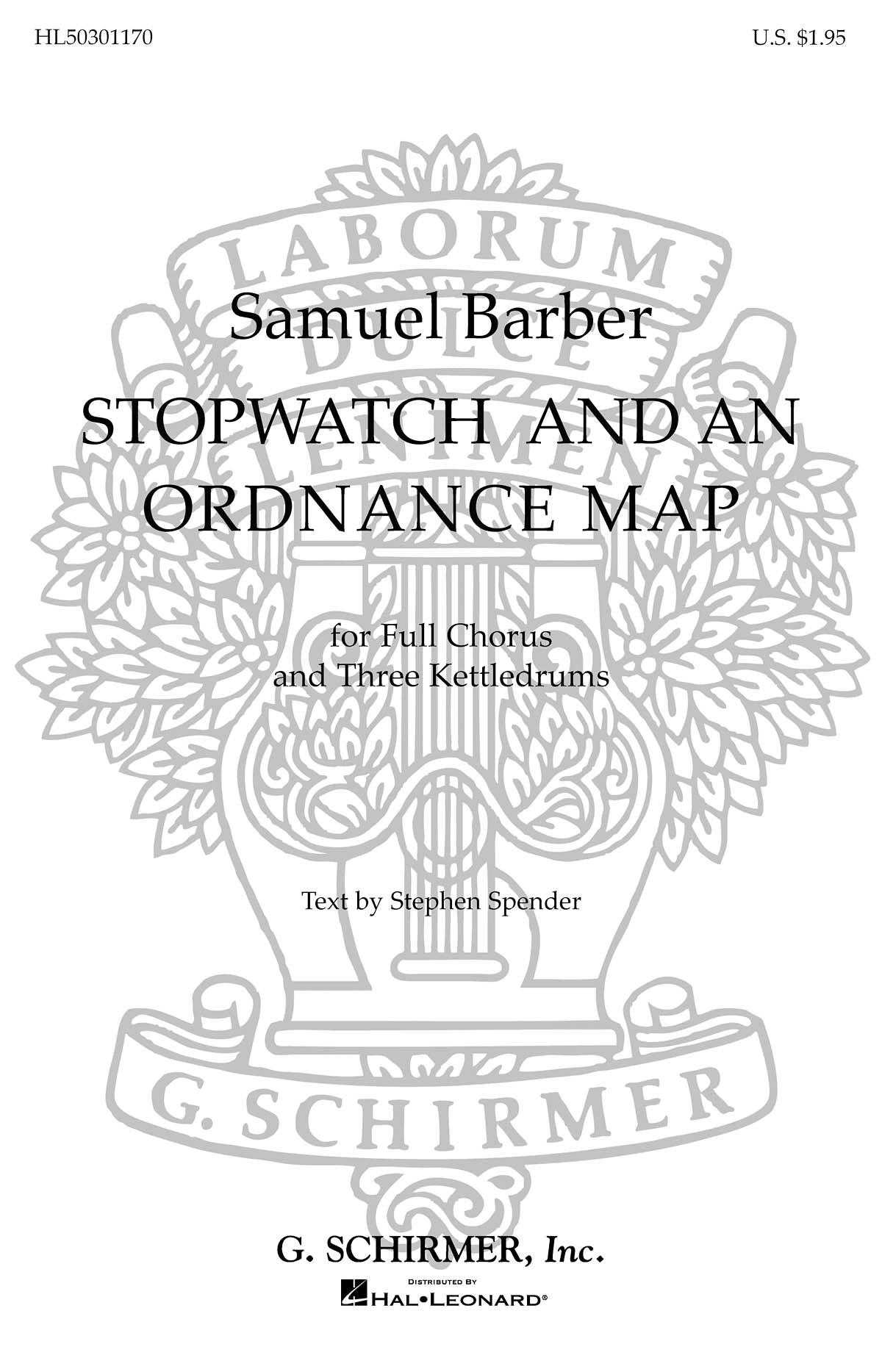 Product Cover for Stopwatch And An Ordinance Map 3 Tympani
