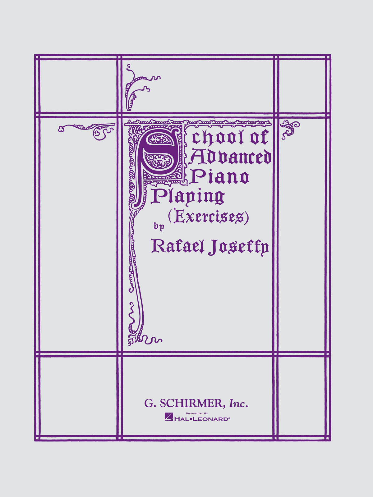 Product Cover for School of Advanced Piano Playing