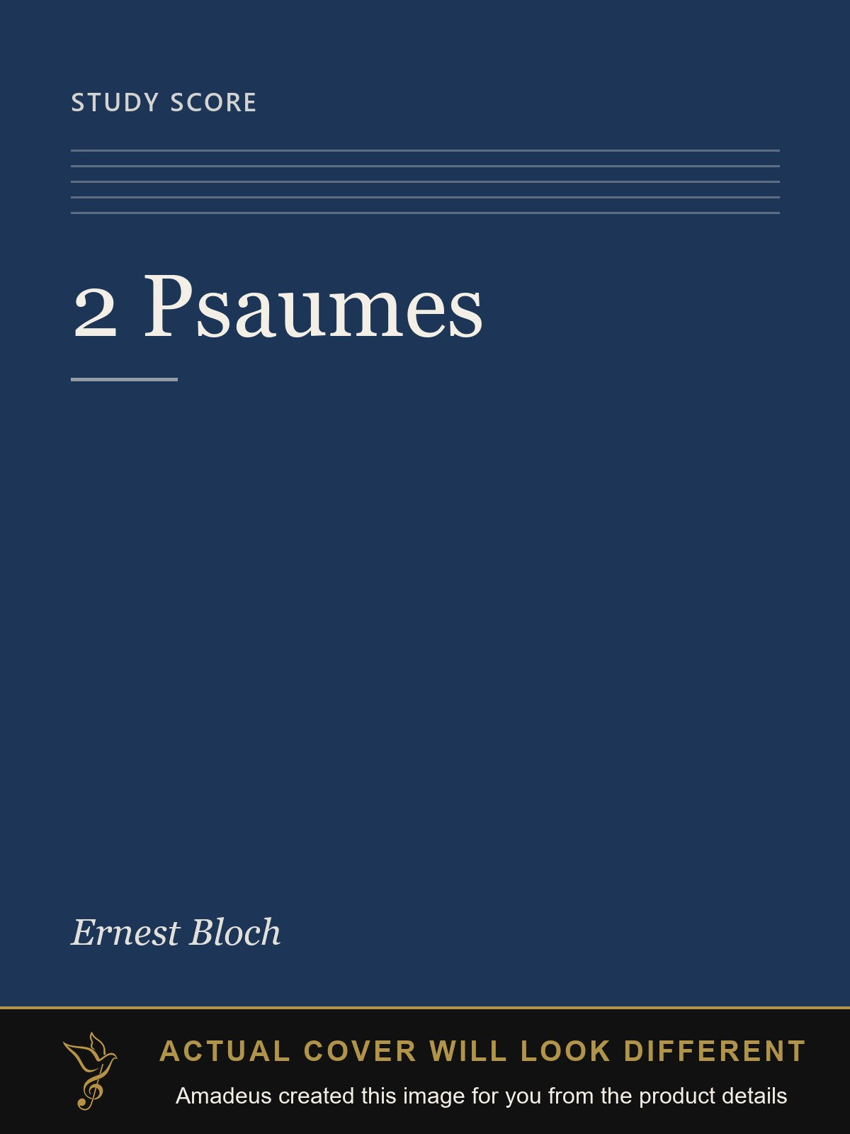 2 Psaumes - Amadeus created this image from the product details; the actual cover will look different