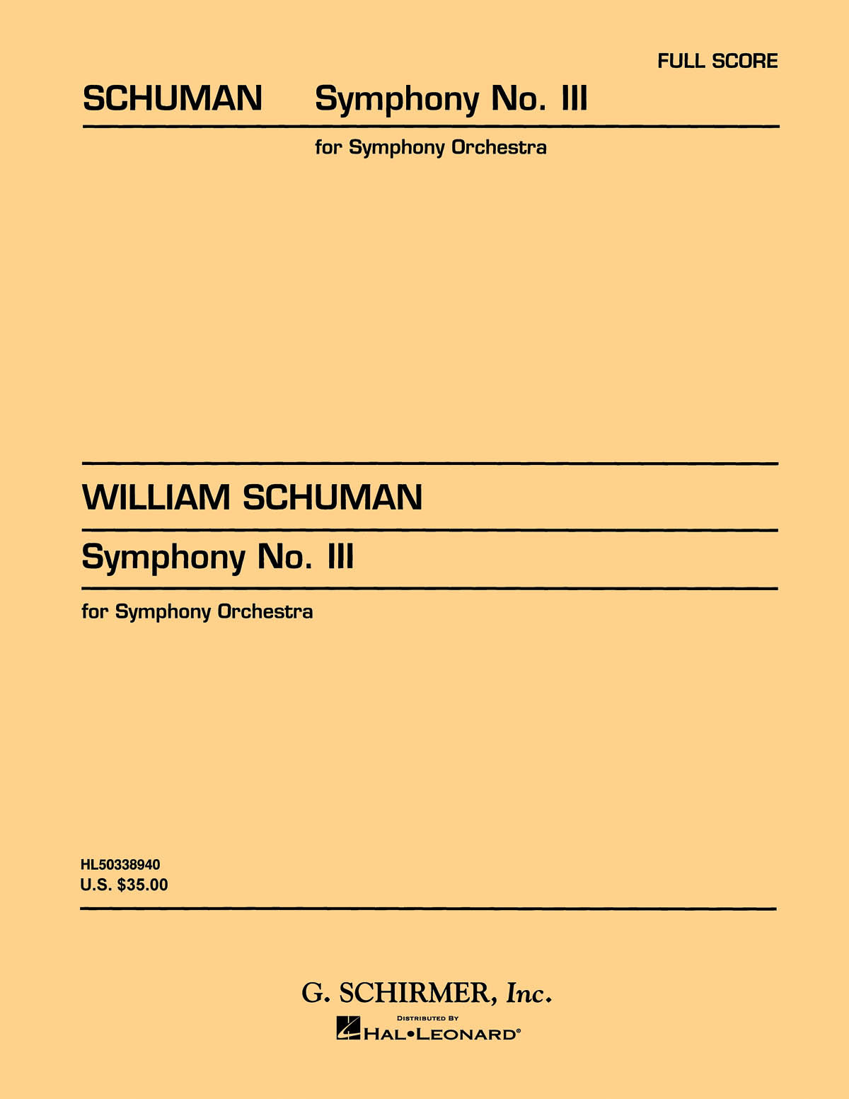 Product Cover for Symphony No. 3