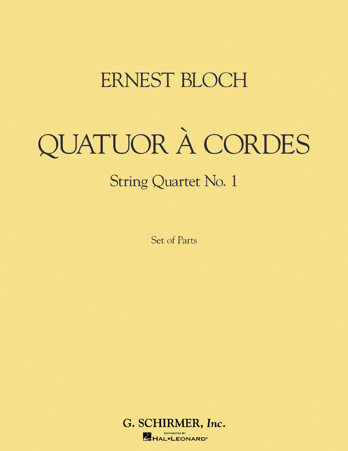 Product Cover for Quatuor à Cordes (String Quartet)