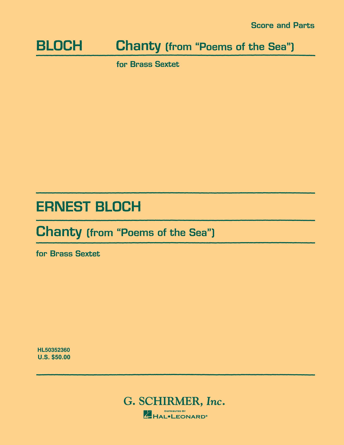 Product Cover for Chanty (from Poems of the Sea)