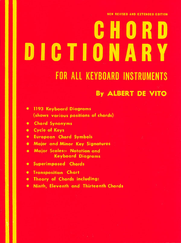 Product Cover for Chord Dictionary for Keyboard Instruments