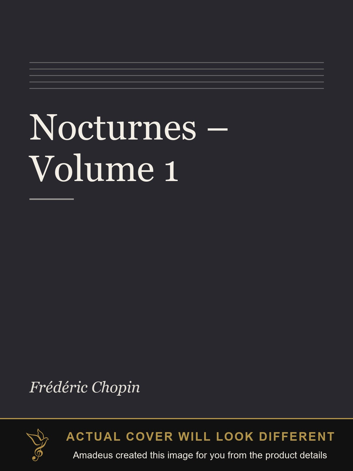 Nocturnes – Volume 1 - Amadeus created this image from the product details; the actual cover will look different