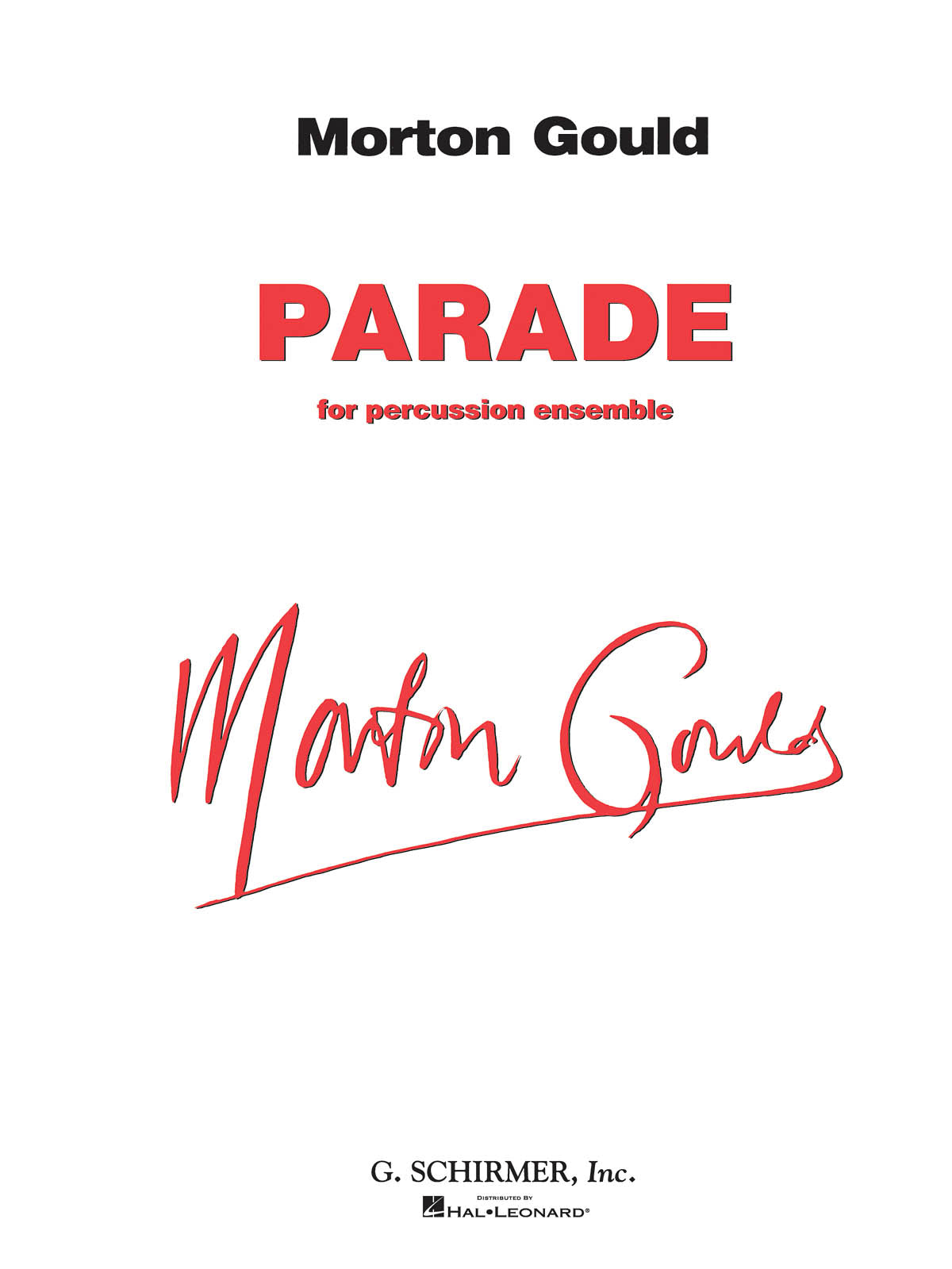 Product Cover for Parade