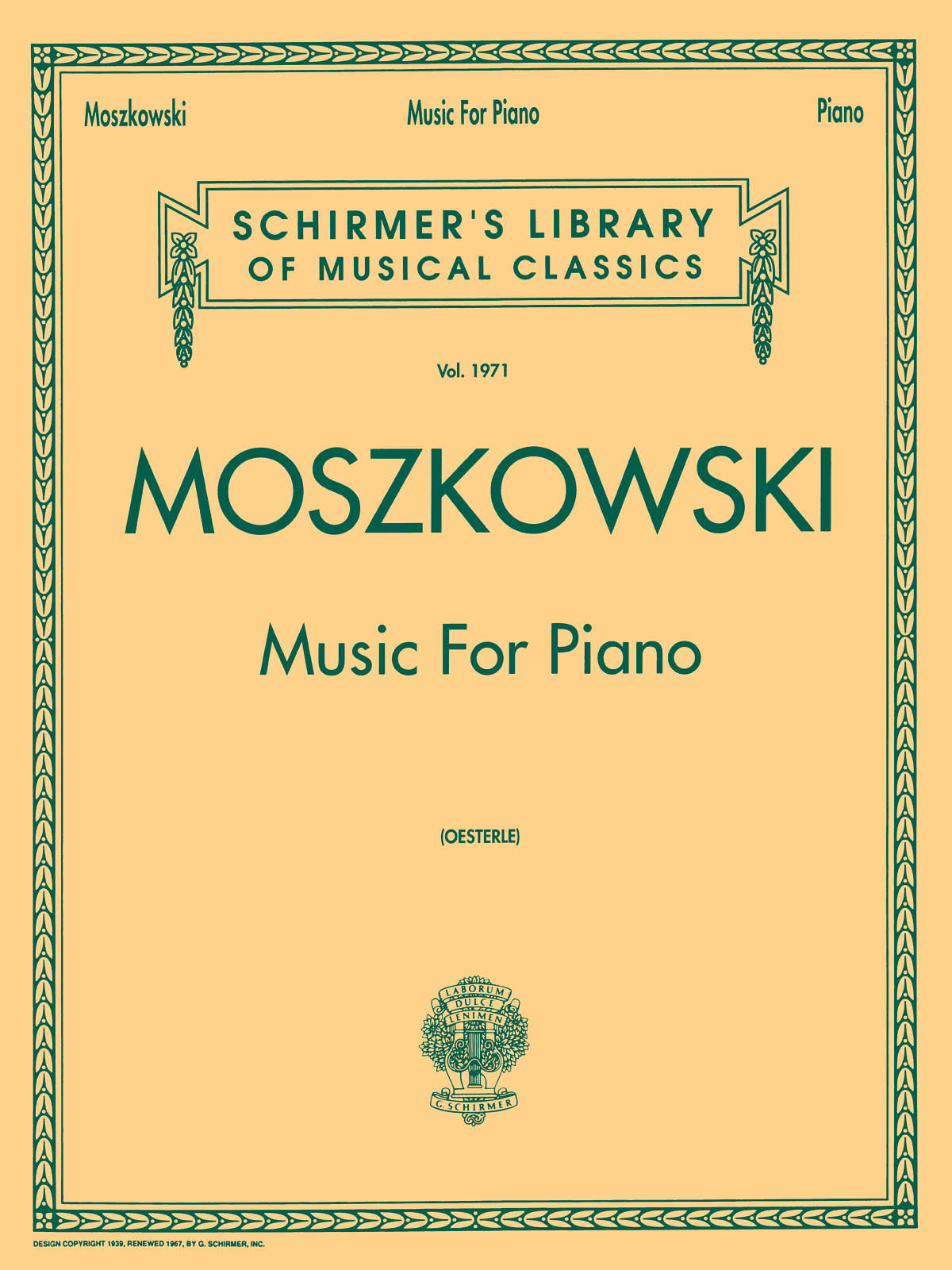 Product Cover for Music for Piano