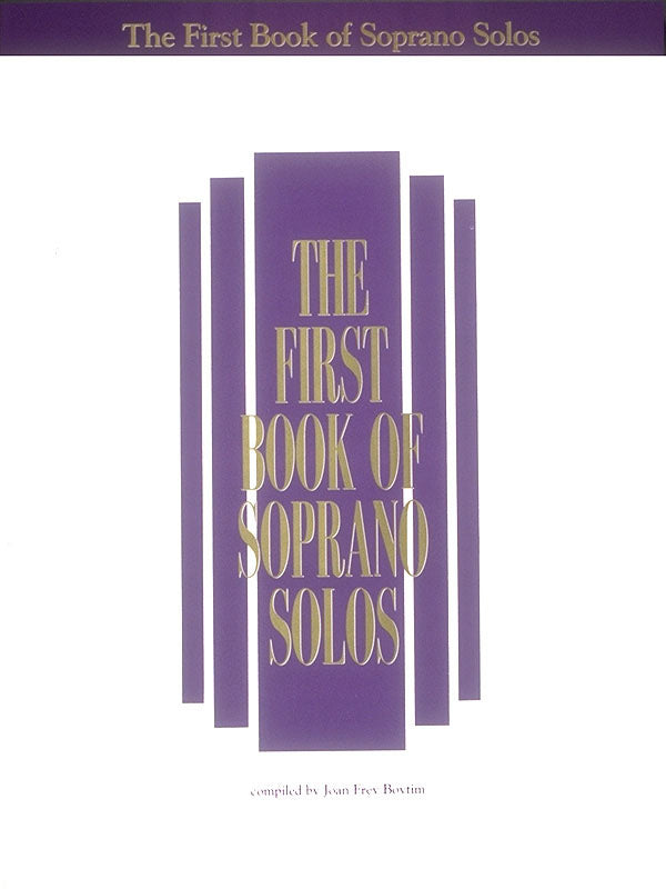 Product Cover for The First Book of Soprano Solos