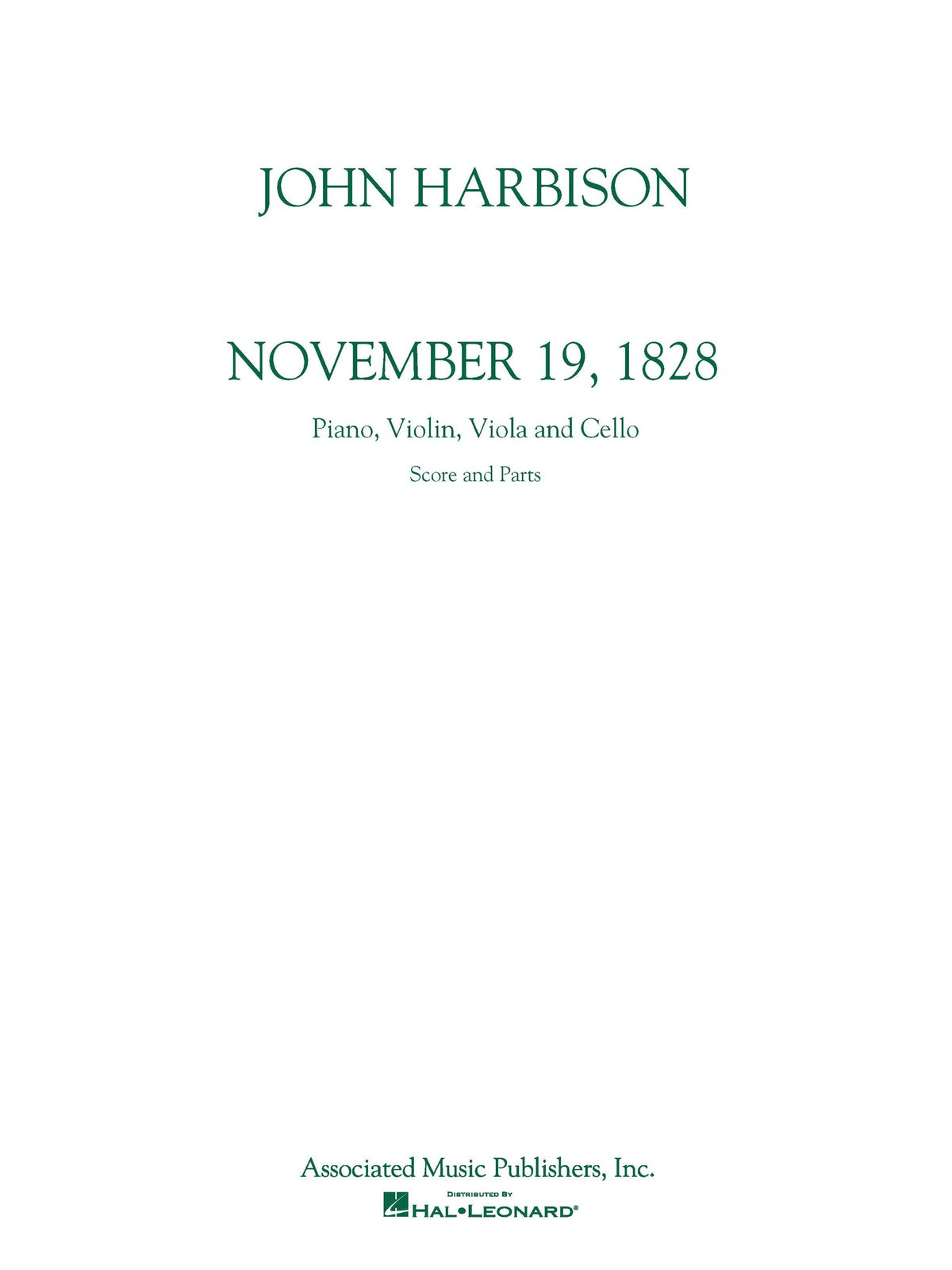 Product Cover for November 19, 1828