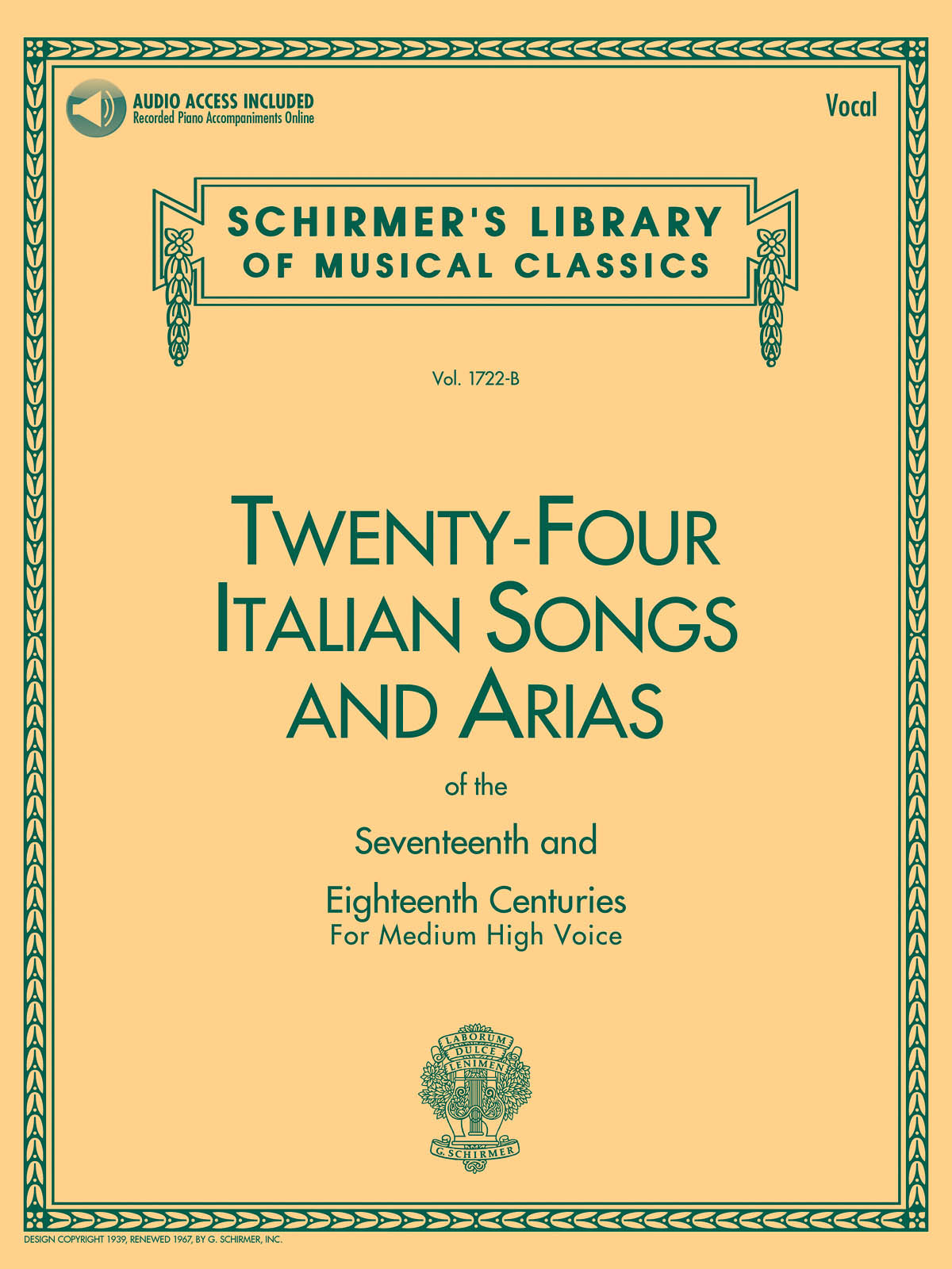 Product Cover for 24 Italian Songs & Arias of the 17th & 18th Centuries