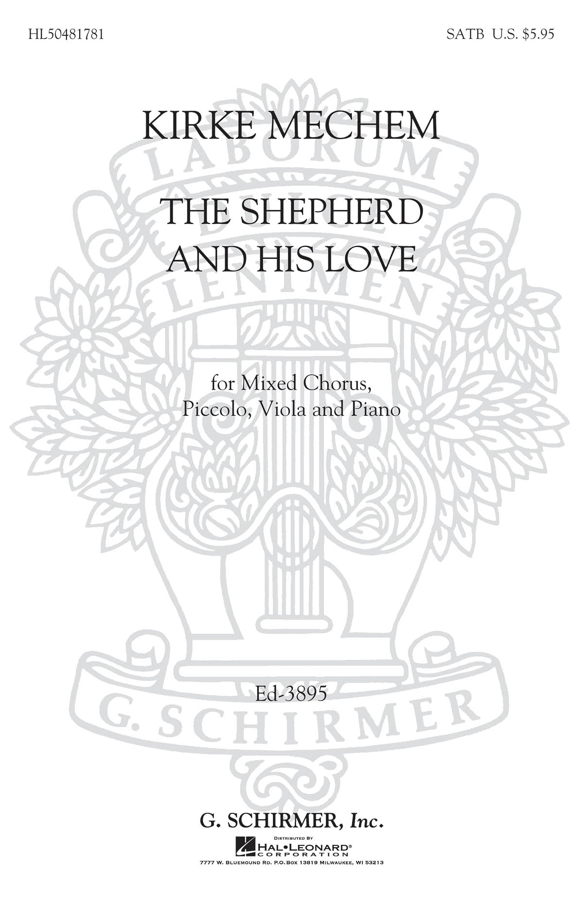 Product Cover for The Shepherd and His Love