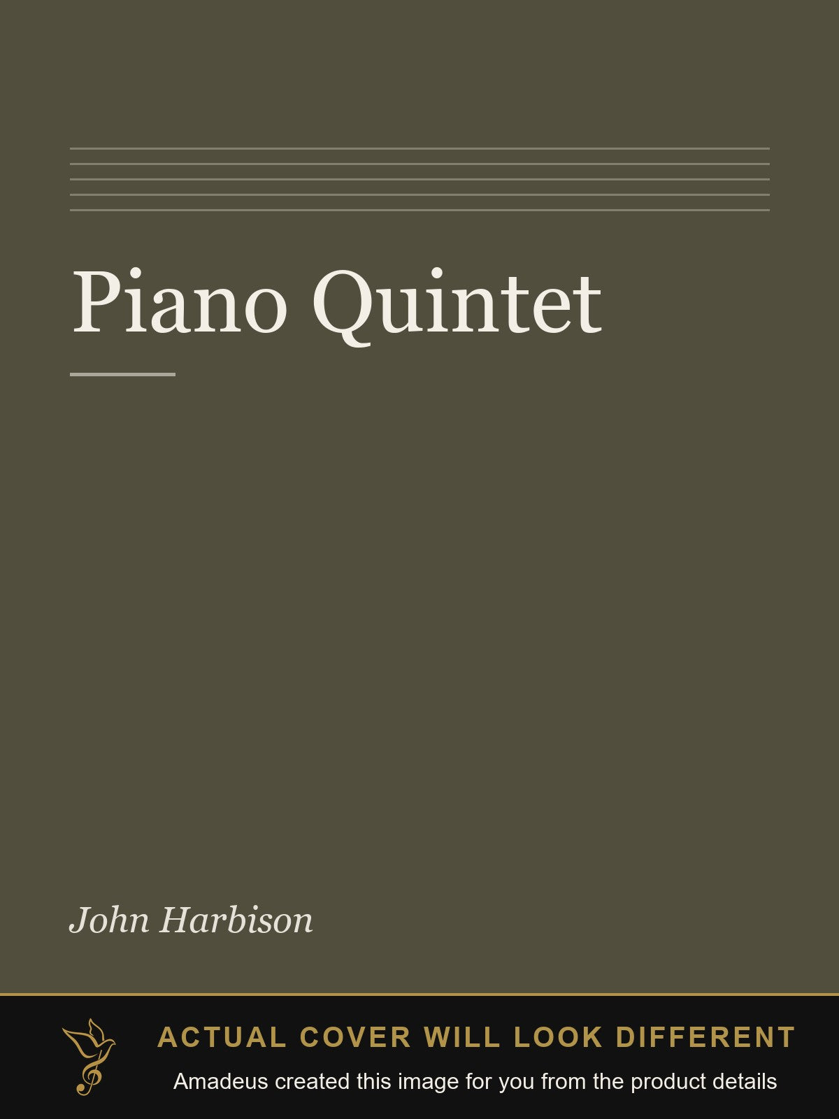 Piano Quintet - Amadeus created this image from the product details; the actual cover will look different