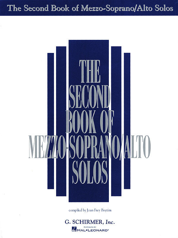 Product Cover for The Second Book of Mezzo-Soprano/Alto Solos