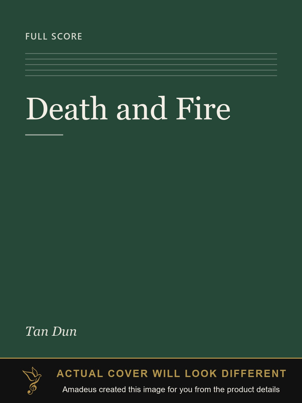 Death and Fire - Amadeus created this image from the product details; the actual cover will look different