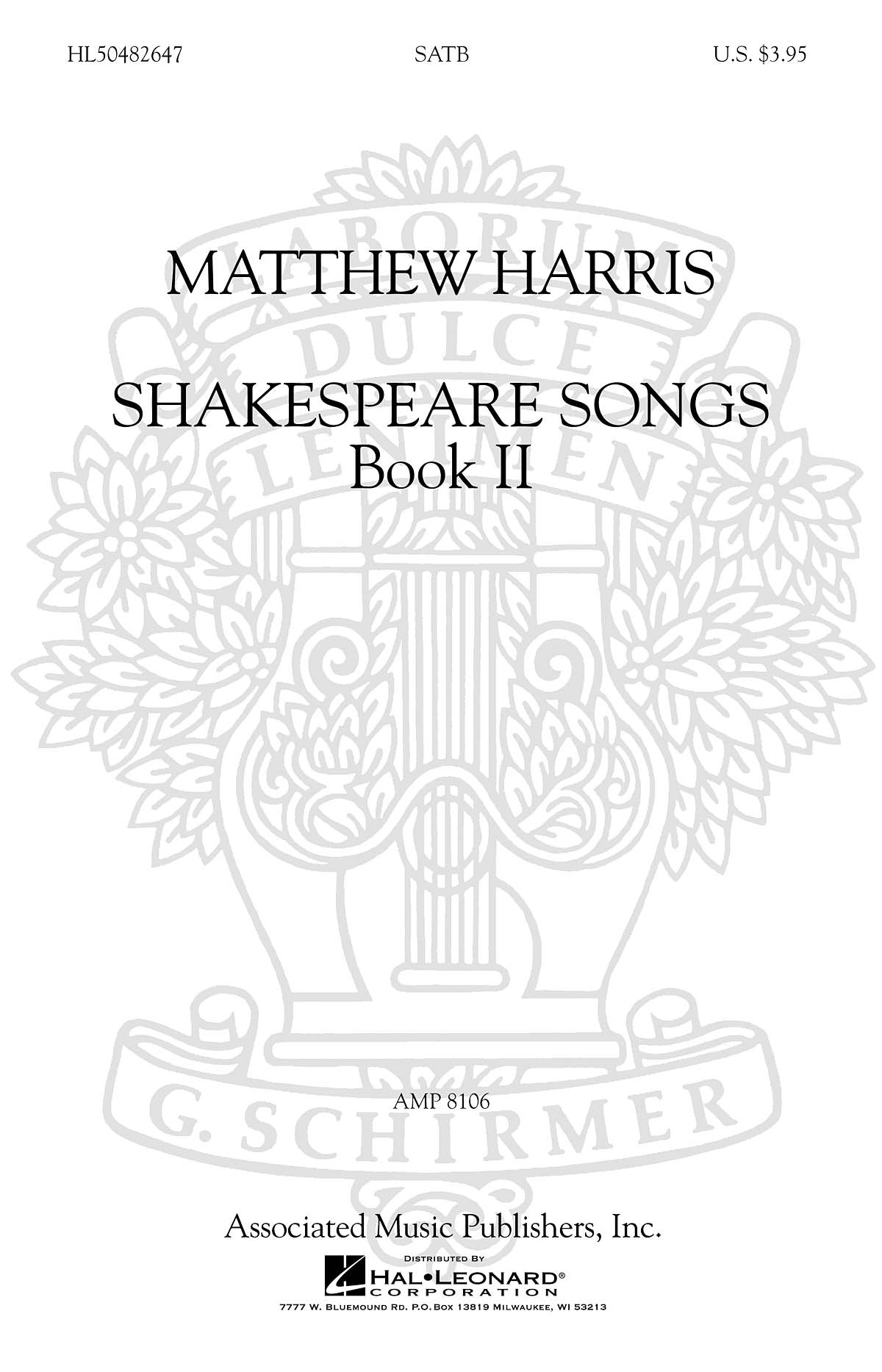 Product Cover for Shakespeare Songs, Book II