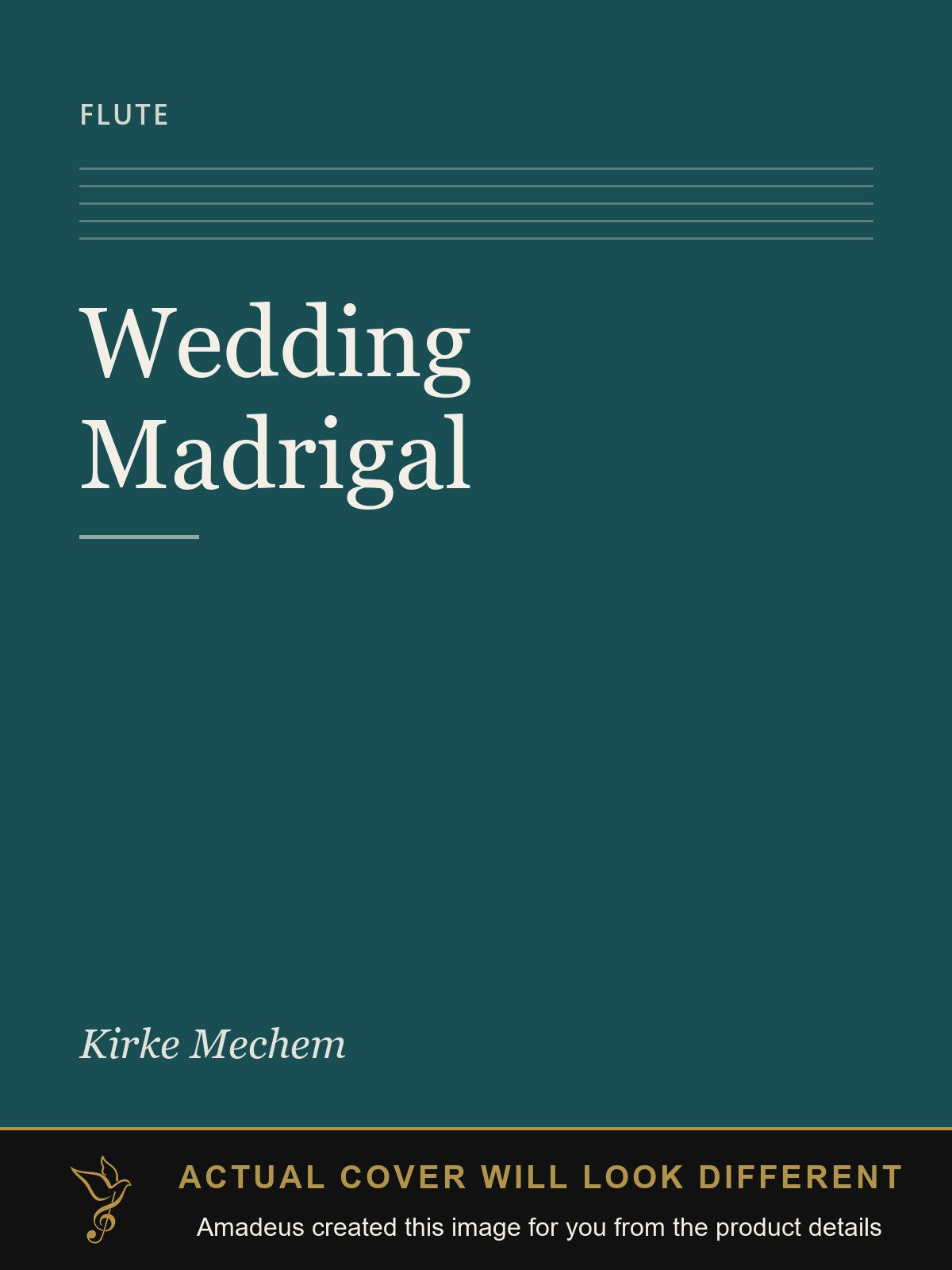 Wedding Madrigal - Amadeus created this image from the product details; the actual cover will look different