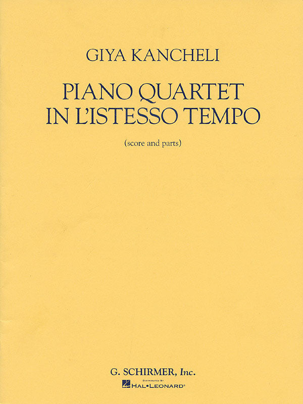 Product Cover for Piano Quartet in L'Istesso Tempo