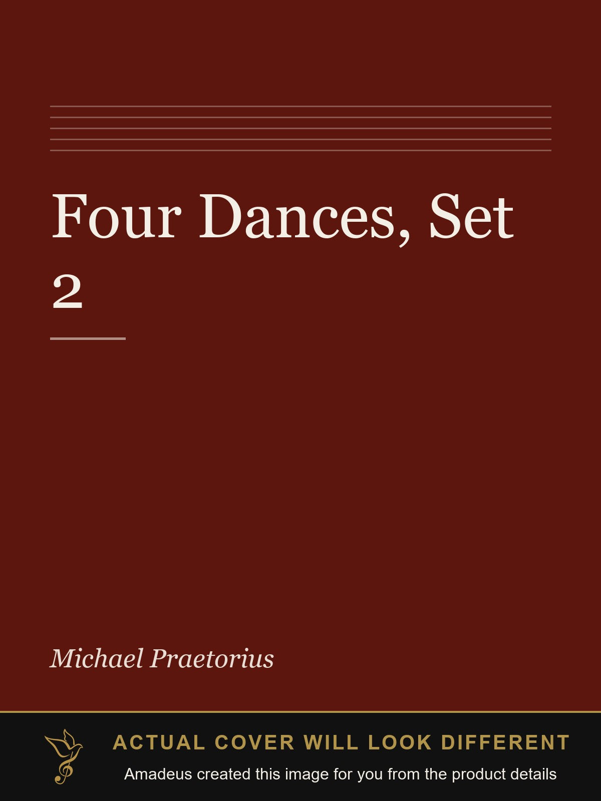 Four Dances, Set 2 - Amadeus created this image from the product details; the actual cover will look different