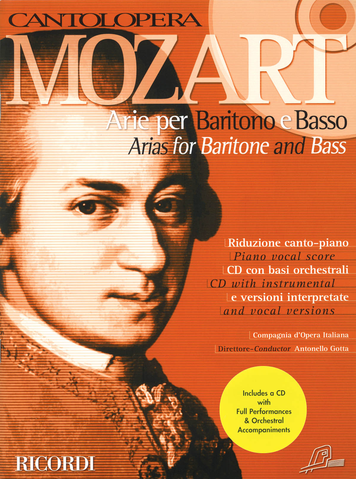 Product Cover for Mozart Arias for Baritone and Bass
