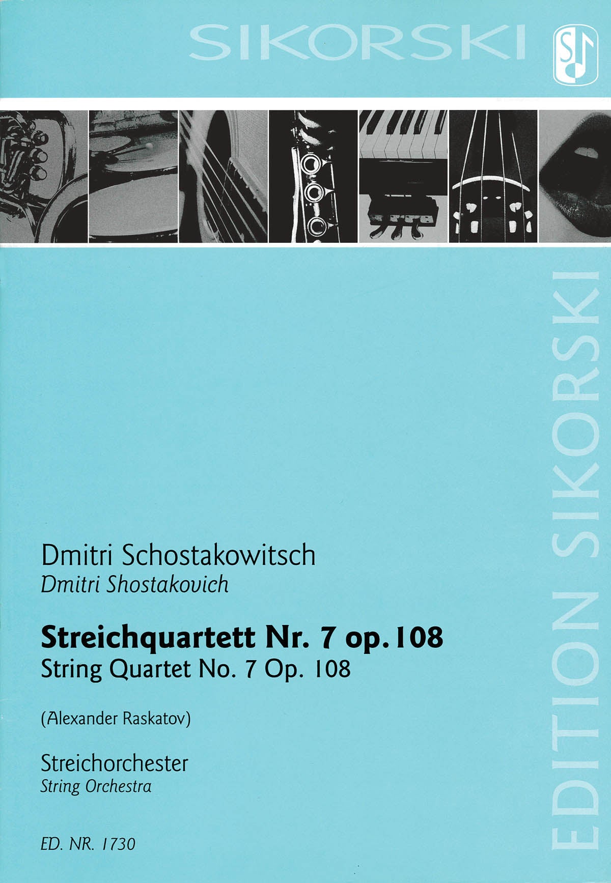 Product Cover for String Quartet No. 7, Op. 108