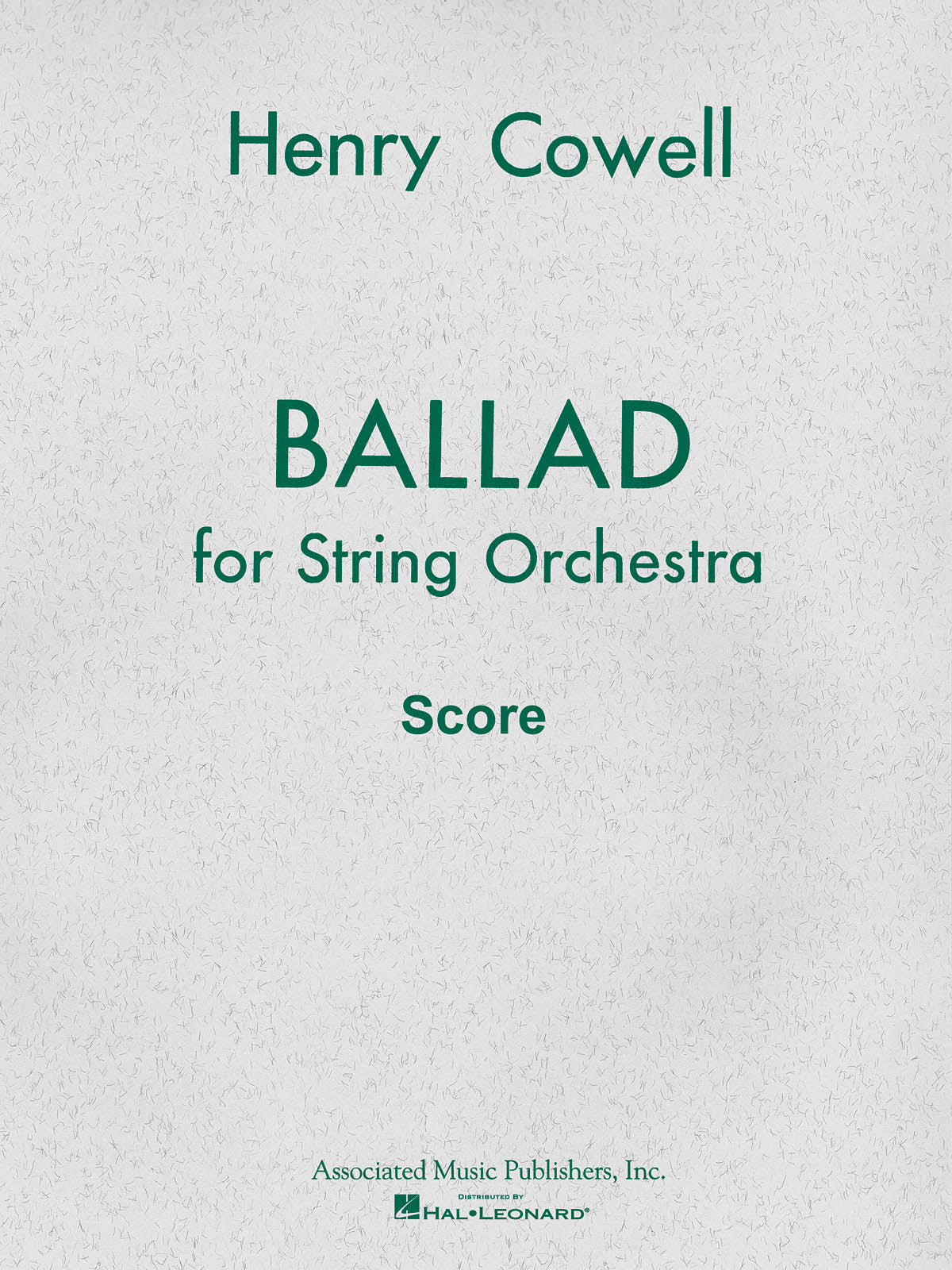 Product Cover for Ballad (1954) for String Orchestra
