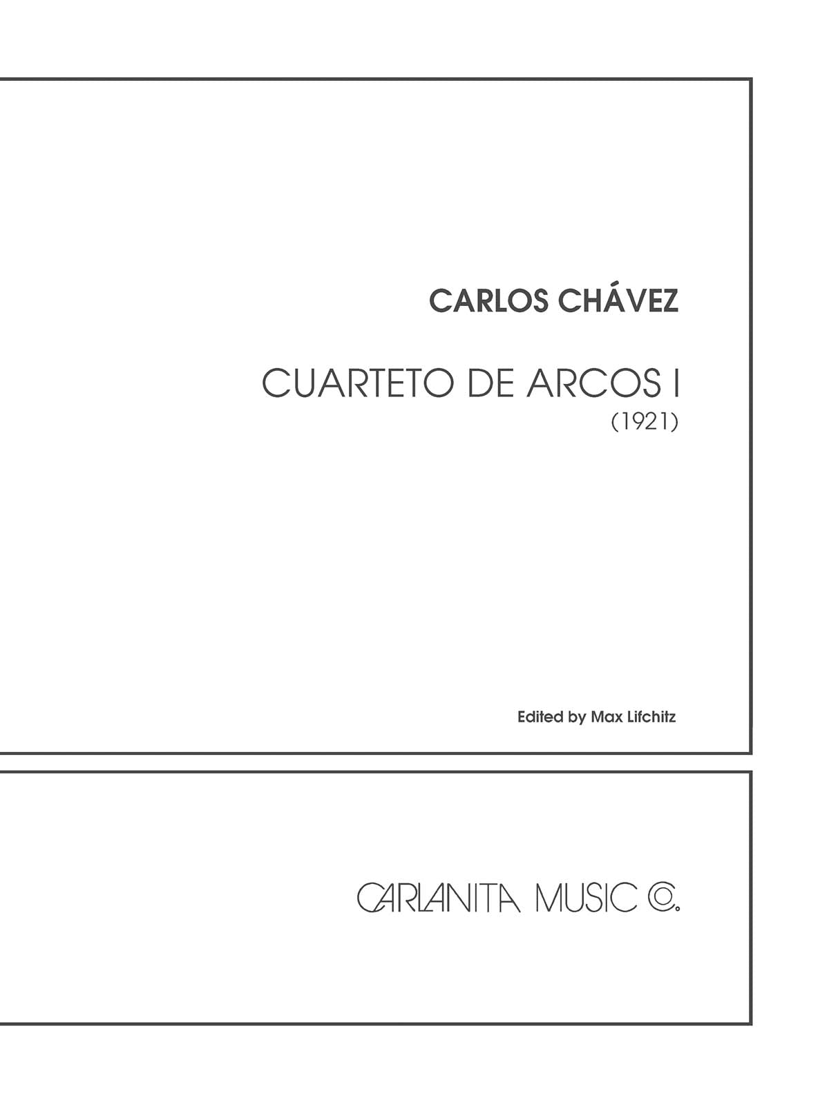 Product Cover for Cuarteto de Arcos No. 1