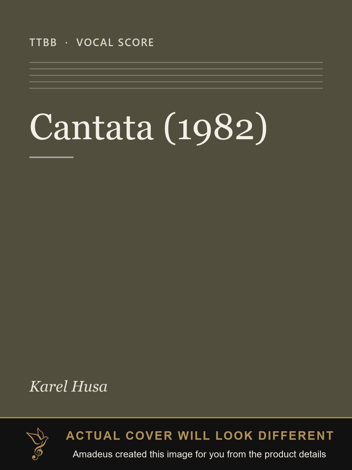 Cantata (1982) - Amadeus created this image from the product details; the actual cover will look different
