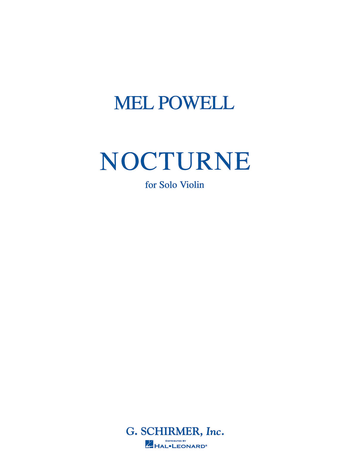 Product Cover for Nocturne Op. 54, No. 4